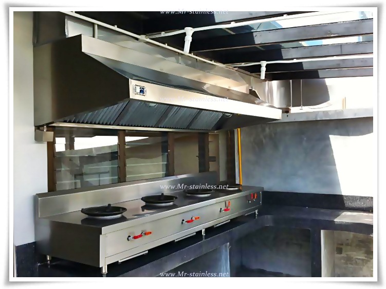 MR. stainless , เครื่องครัวสแตนเลส , กล่องปล่องดูดควัน , ระบบดูดควันครัวโรงแรม , ครัวรีสอร์ท , ครัวร้านอาหาร ,  รูปที่ 2