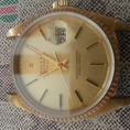 Vintage rolex dayjust kingsize เรือนทอง18เคออโต้สองจังหว่ะกระจก