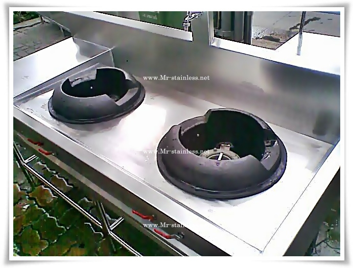 Mr.stainless ขายเตาจีน , เตาผัด , เตาจีน 2 หัว , ครัวจีนภัตตาคาร , เตาร้านอาหาร รูปที่ 5