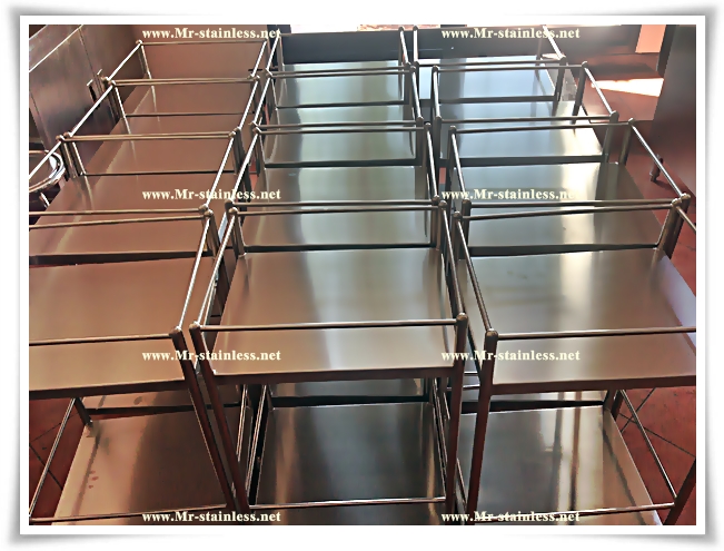 MR.stainless  , เครื่องครัวสแตนเลส ,สเตชั่นชั้นวางเครื่องดื่ม , ชั้นวางของ , ร้านอาหาร  รูปที่ 2