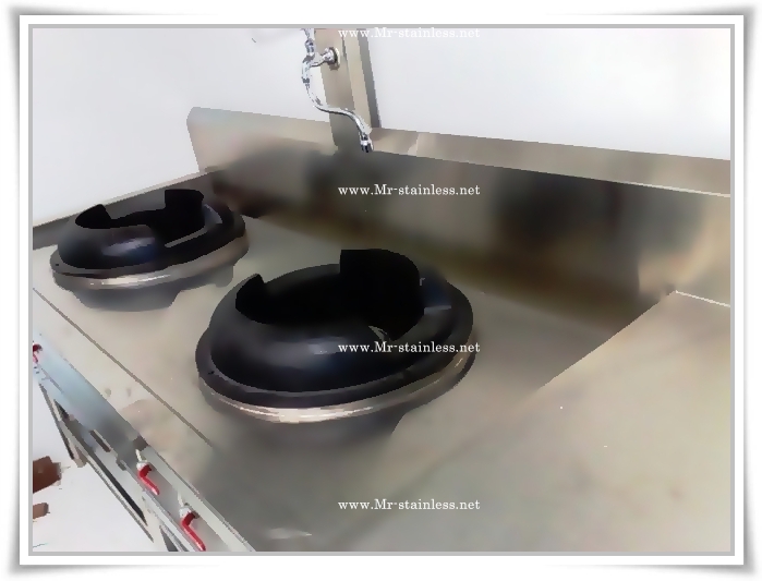 Mr.stainless ขายเตาจีน , เตาผัด , เตาจีน 2 หัว , ครัวจีนภัตตาคาร , เตาร้านอาหาร รูปที่ 4