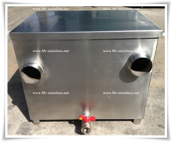 MR. stainless , เครื่องครัวสแตนเลส , ถังดักไขมันสแตนเลส , ถังดักโรงแรม , ถังดักโรงอาหาร , ถังดักไขมันศูนย์อาหาร รูปที่ 2