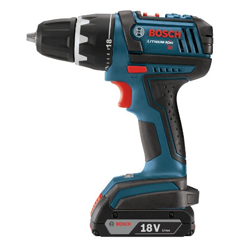 Bosch DDS181-02 18-Volt Lithium-Ion 1/2-Inch Compact Tough Drill/Driver Kit with 2 High Capacity Batteries, Charger and Case ( Pistol Grip Drills ) รูปที่ 3