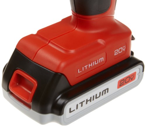 Black & Decker LDX120PK Lithium Drill and Project Kit, 20-volt ( Pistol Grip Drills ) รูปที่ 4
