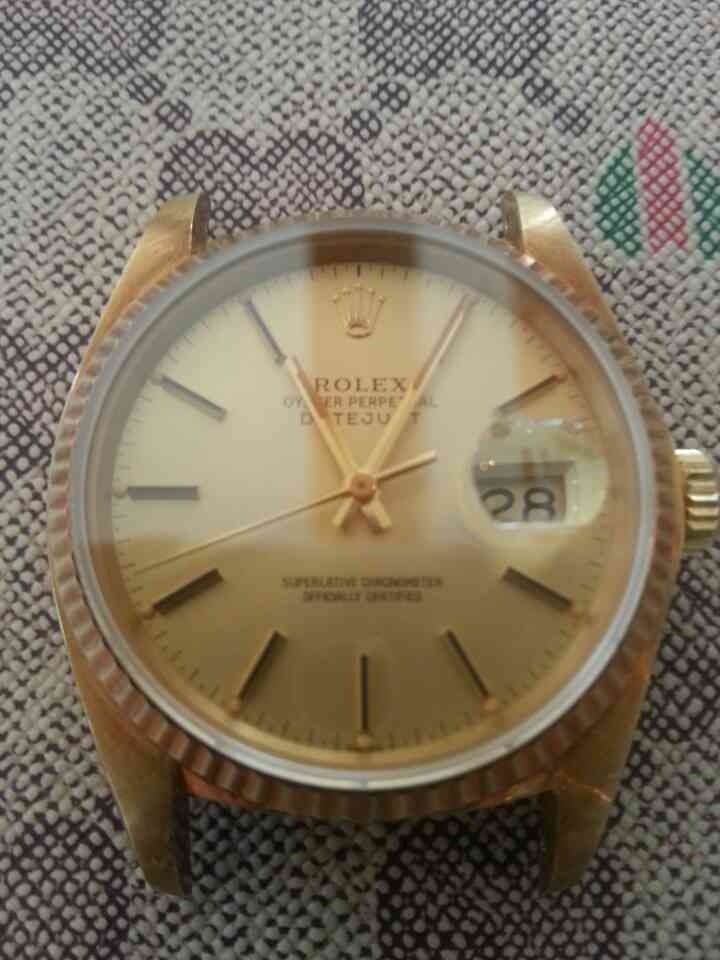 Rolex dayjust kingsize16018เรือนทอง18เคออโต้สองจังหว่ะกระจก รูปที่ 1