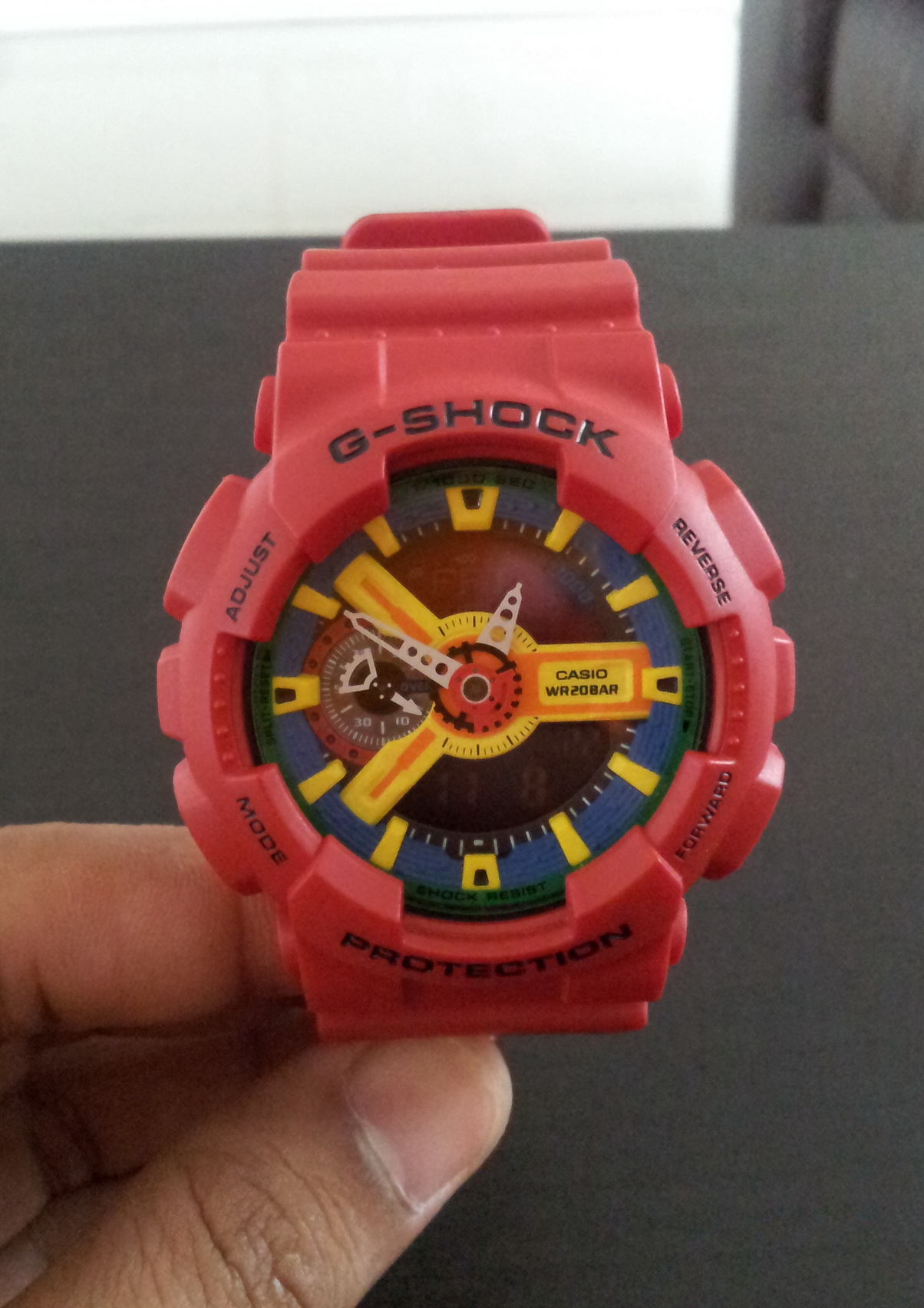 ขาย G-Shock รุ่น GA-110FC-1ADR Limited สีแดง ราคา 5,500 บาท สนใจติดต่อ 087-6671666 รูปที่ 1