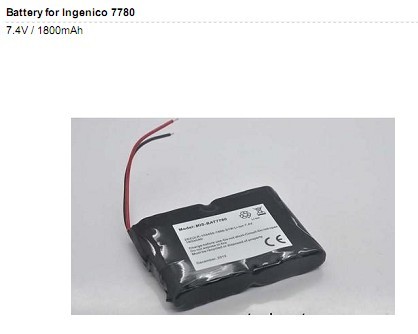 จำหน่าย Battery for Ingenico ที่่ใช้ในงาน EDC คุณภาพดีราคาพิเศษ รูปที่ 4