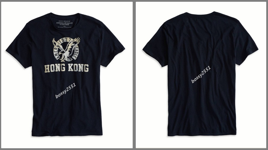 •	เสื้อผู้ชายแฟชั่น American Eagle รุ่น AE CITY T-SHIRT •	HONGKOK สี  FLEET NAVY รูปที่ 1