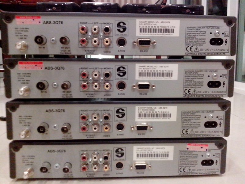 เครื่องรับสัญญาณดาวเทียม (Satellite reciever) สามารถ Samart ABS-3Q76 มือสอง ราคา 1,000 บาท รูปที่ 3