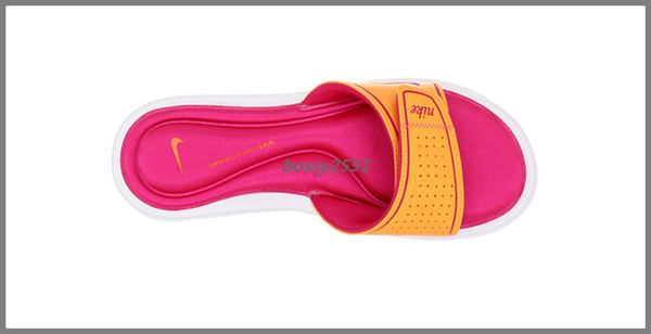 รองเท้าแตะ NIKE ผู้หญิง สีชมพู-คาดส้ม รูปที่ 2