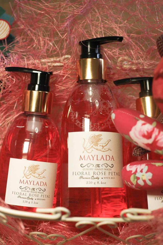MAYLADA Luxury Hand Wash FLORAL ROSE PETAL สบู่เหลวล้างมือ รูปที่ 5