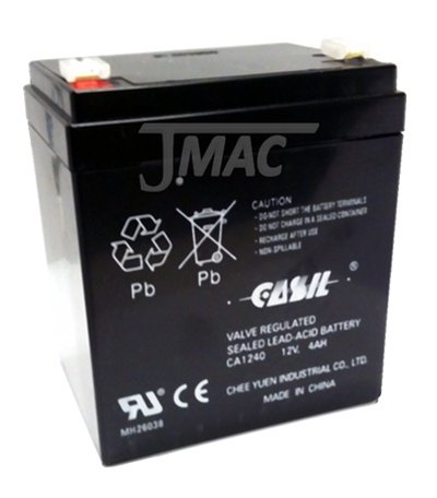 Casil Genuine CA1240 12V 4Ah SLA Alarm Battery ( Battery Casil ) รูปที่ 1