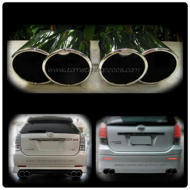 ปลายท่อแต่ง งาน HANDMADE  CAMRY AMG BRABUS AC HAMANN REMUS CAYENNE WALD JUNCTION  รูปที่ 1