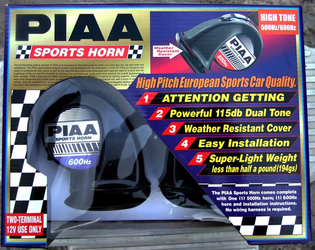 แตรรถยนต์ PIAA SPORT HORN 400/500 MHz รูปที่ 1