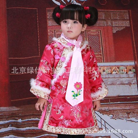 จำหน่ายชุดกี่เพ้าเด็ก ชุดเด็กเทศกาลตรุษจีน รูปที่ 1