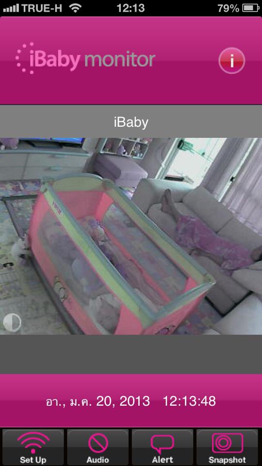 ibaby กล้องเบบี้มอร์นิเตอร์ ใช้ดูความเคลื่อนไหวของลูกน้อย รูปที่ 2
