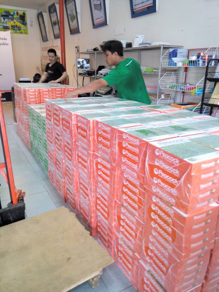 กระดาษถ่ายเอกสาร เนื้อกระดาษคุณภาพ  70g  ราคาถูก รูปที่ 4