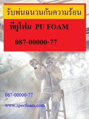 รับพ่น pu foam ฉนวนโฟมใต้หลังคา รูปที่ 1