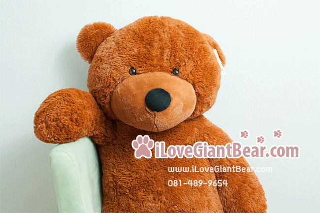 ตุ๊กตาหมีตัวใหญ่ 1.8 เมตร สีน้ำตาล ตากลม ราคาถูก จัดส่งทั่วประเทศ รูปที่ 4