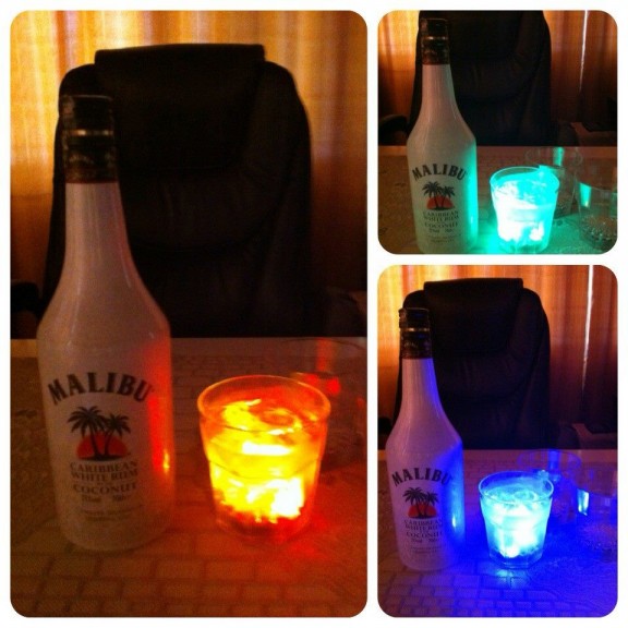 แก้วน้ำไฟแดนซ์,แก้วน้ำมีไฟ,(LED LIGHT UP DRINKWARE Bubble Rock) รูปที่ 7