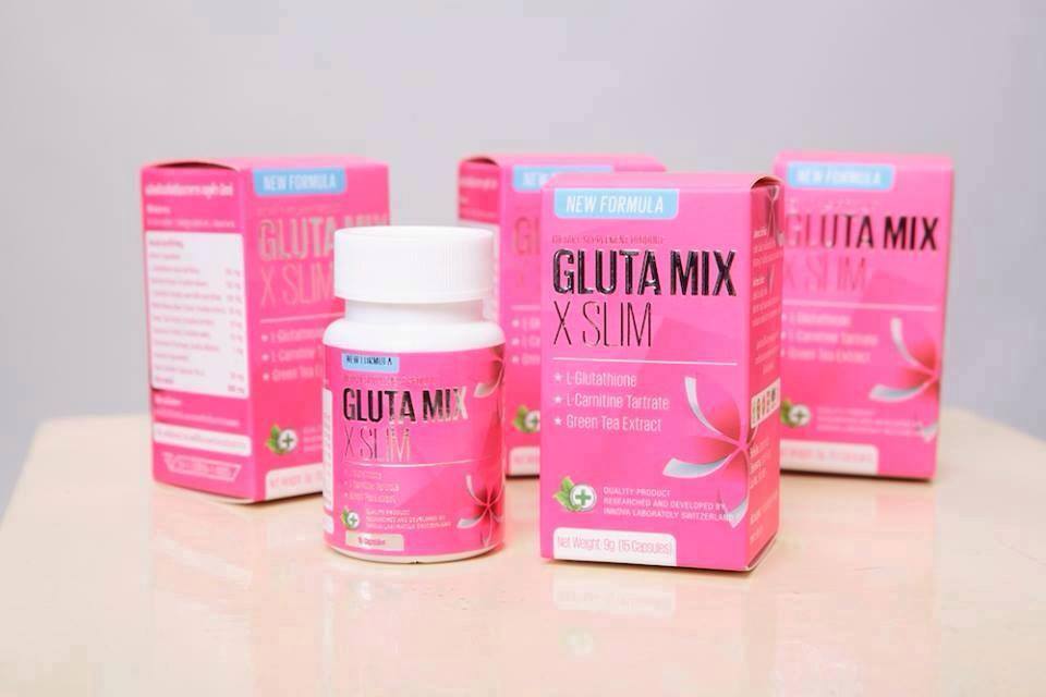 Glutamix X-slim ขาว+ผอม ขายดีมาก ลดไม่เร็ว แต่ลดชัวร์!!!! รับรองไม่มีอาการข้างเคียง พร้อมให้ผิวขาว ใส เนียน เด้ง รูปที่ 1