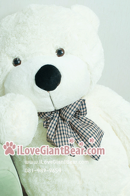 ตุ๊กตาหมีตัวใหญ่ 1.8 เมตร สีขาว ตากลม ราคาถูก จัดส่งทั่วประเทศ รูปที่ 2