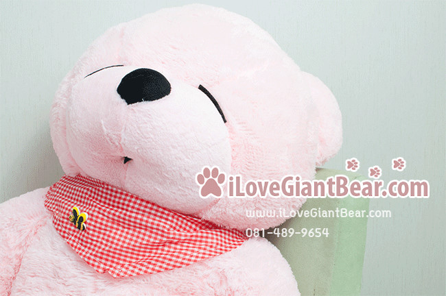 ตุ๊กตาหมีตัวใหญ่ 1.8 เมตร สีชมพู หลับตา ราคาถูก จัดส่งทั่วประเทศ รูปที่ 1