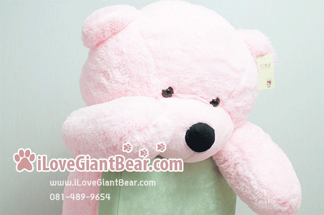 ตุ๊กตาหมีตัวใหญ่ 1.8 เมตร สีชมพู ตากลม ราคาถูก จัดส่งทั่วประเทศ รูปที่ 1