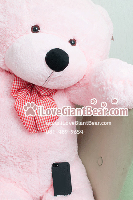 ตุ๊กตาหมีตัวใหญ่ 1.8 เมตร สีชมพู ตากลม ราคาถูก จัดส่งทั่วประเทศ รูปที่ 3