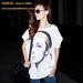 รูปย่อ พร้อมส่ง T-shirt เสื้อยืดแฟชั่น ใส่เที่ยว ใส่ทำงาน สีขาว รูปที่3