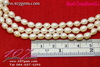 รูปย่อ สร้อยคอไข่มุกแท้ เม็ดรี สีขาว แบบพันได้ 2 ทบ ยาว 42 นิ้ว สวย เงางาม (Freshwater Pearl) รูปที่3