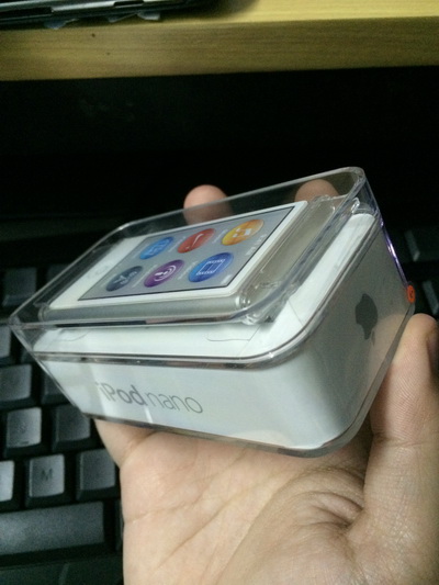 ขาย iPod nano gen 7 สี Silver 16GB (ของใหม่ไม่เคยแกะ) รูปที่ 1