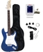 รูปย่อ Crescent EG-BUM 39" Electric Guitar Starter Package - Blue Metallic Color (Includes Bonus CrescentTM Digital E-Tuner) ( Crescent guitar Kits ) ) รูปที่1
