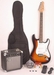 รูปย่อ Electric Guitar Package - Includes Guitar, Amp, Strap and Instructional DVD SX RST 3TS w/GA1065 ( SX guitar Kits ) ) รูปที่1