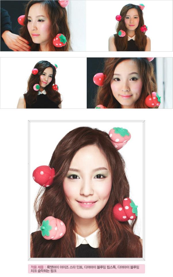 โรลม้วนผมฟองน้ำสตอเบอร์รี่ 6ลูก รูปที่ 5