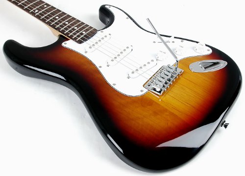 Electric Guitar Package - Includes Guitar, Amp, Strap and Instructional DVD SX RST 3TS w/GA1065 ( SX guitar Kits ) ) รูปที่ 6