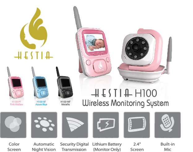 ขาย เบบี้มอร์นิเตอร์ Baby Monitor กล้องดูเด็ก ดูแลเด็ก Hestia รูปที่ 3