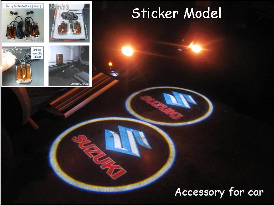 Projector Lights Door ไฟติดประตูโชว์โลโก้ส่องพื้น LED Ghost Shadow รูปที่ 6