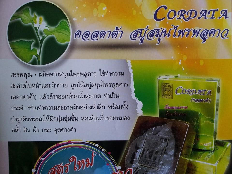 สบู่คอลดาต้า Cordata Soap สบู่สมุนไพรพลูคาวสกัดสด  รูปที่ 3