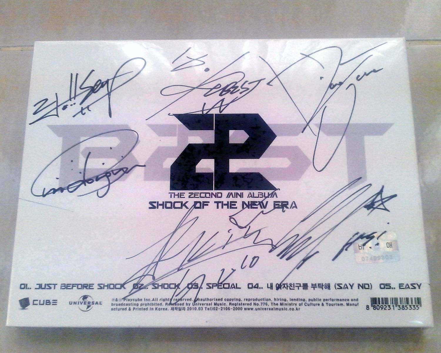 CD Imported B2ST/BEAST พร้อมลายเซ็น รูปที่ 5