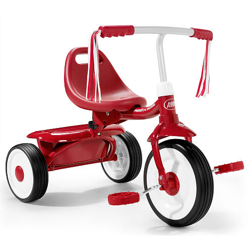 จักรยานสามล้อถีบ แบรนด์ยอดฮิต Radio Flyer Boys Fold 2 Go Tricycle   รูปที่ 1