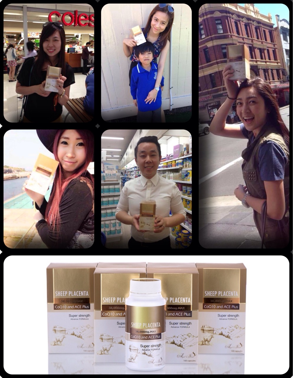 พร้อมส่ง เซ็ททดลองผิวขาวสวยไม่อ้วน รกแกะ 38,000 mg.Max+ นมผึ้ง Maxi 6 % 10HDA + สารองุ่น 24,000 mg.Max  รูปที่ 3