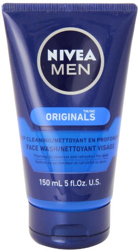 Nivea for Men Face Wash Cleans and Moisturizing with Menthol and Vitamin E, 5 Ounce Tube ( Cleansers  ) รูปที่ 5