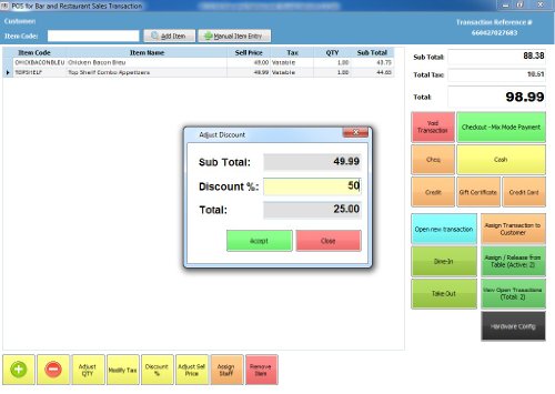 POS Checkout Plus Resturants and Bars Point of Sale Checkout Software; Inventory Management & Control, Touchscreen Point of Sale; Software Only Windows Only CDROM   รูปที่ 6