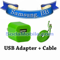 ขายคู่ หัวชาร์จ สายชาร์จ Samsung, BB, smartphone 140 บ.
