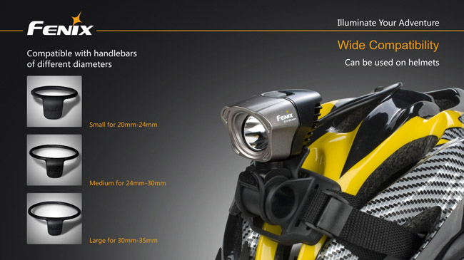 จำหน่าย ไฟฉายติดรถจักรยาน Fenix BT10 XP-G R5 Max 350 Lumens รูปที่ 4