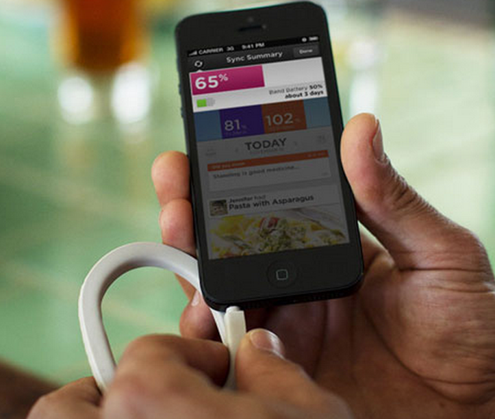 Jawbone UP อุปกรณ์ตรวจจับกิจกรรมระหว่างวันและวัดประสิทธิภาพการนอน รูปที่ 2