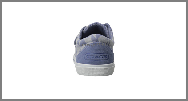รองเท้า COACH Priya Blue Champagne Suede รูปที่ 6