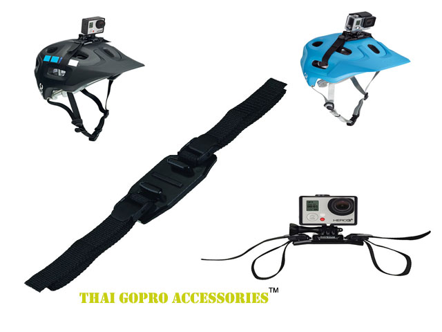 อุปกรณ์เสริม สายคาดหมวก ที่มีช่องระบายอากาศ (GoPro Vented Helmet Strap Mount) รูปที่ 1