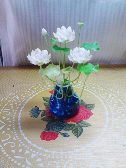 งานประดิษฐ์,แฮนเมด,ดินไทย,ดินญี่ปุ่น,ดอกไม้ประดิษฐ์,ดอกไม้ประดิษฐ์ดินไทย,ดอกไม้ประดิษฐ์ญี่ปุ่น รูปที่ 1